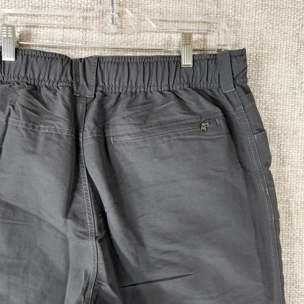The North Face Convertible Hiking Pants Mens 36x29 Gray Nylon Belted NF0A2WLA